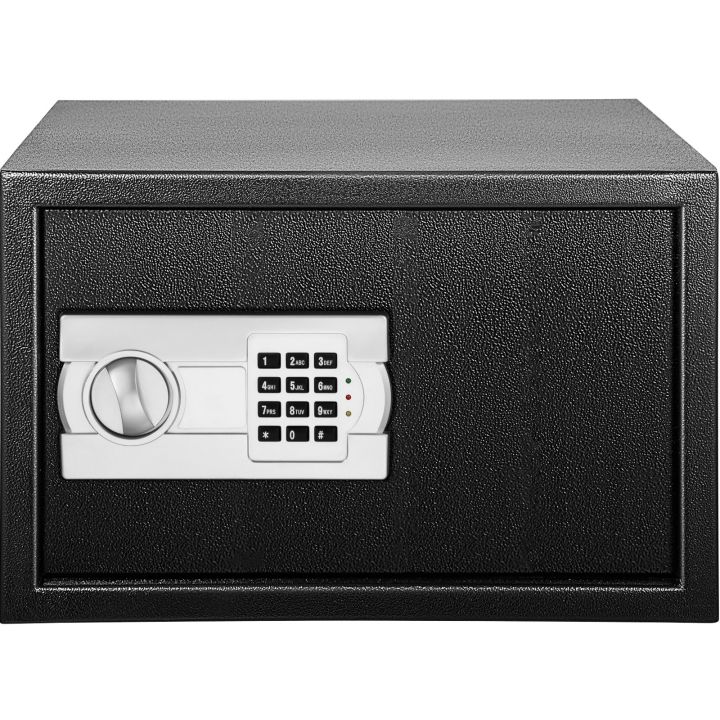 Medium Size Imported Digital Electronic Safe Locker Box With Key and Keypad Lock For Office Home Hotel Security