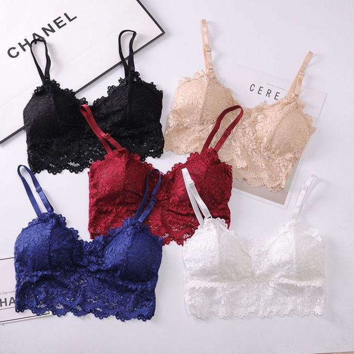 Pack%20of%201%20Elastic%20Strap%20Lace%20Net%20Bra%20with%20removable%20soft%20padded%20for%20Girl's%20and%20Woman's%20Fashion%20adjustable%2032-36%20-%20Image%206