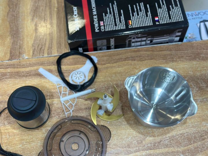 RAF Meat Chopper  Electric 2 L and 3 L Capacity, Push Control 2 Speed Power full motor, 4 Shape Blade