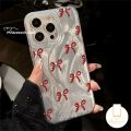 Couple Cartoon Retro Bowknot Pearl Case For Redmi 12 13 13C 14C A3 9C 12C A1 10 9 10C A2 10A 9T 9A Note 13 11s 11 9 8 12 10 10s Pro Max Poco X6 C65 M3 C61 Feather Yarn Cover. 