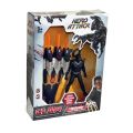 Black Panther Marvel Avengers Plastic Claw With Action Figure - Hand Contractible Pop After Pressing And Character With Light Toy For Kids. 