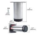4 inch adjustable furniture feet stainless steel furniture leg furniture paye 1pes. 