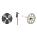 10 Pcs 22mm Diamond Cutting Disc Saw Blade Mill Sheet & 7 Pcs HSS Circular Wood Cutting Saw Blade Discs Mandrel Drill for Rotary Tool. 