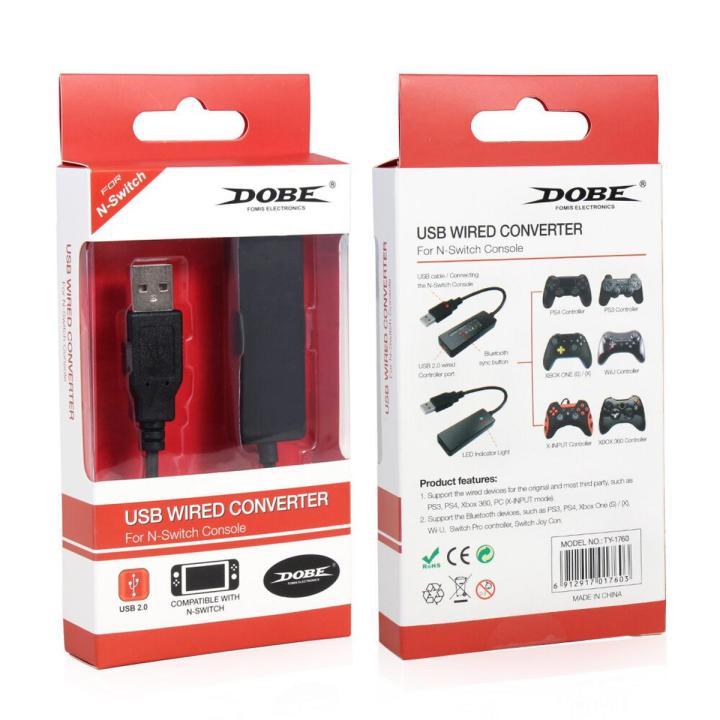 【3C VictoryEagle Store】Switch USB Wired/Bluetooth Adapter for ONE 360,Switch Pro Controller,PC to Nintend Switch NS