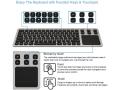 Arteck 2.4G Wireless Touch Keyboard with Easy Media Control and Built-In Touchpad Mouse, Solid Stainless Ultra Compact Full Size Keyboard for TV-Connected Computer, Smart TV, HTPC - Imported from UK. 