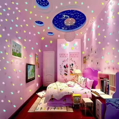 100pcs Star Wall Stickers 