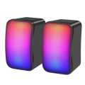 Kisonli X17 Speaker Gaming 2.0 Rgb Lights With Volume Control for Pc & Laptop. 