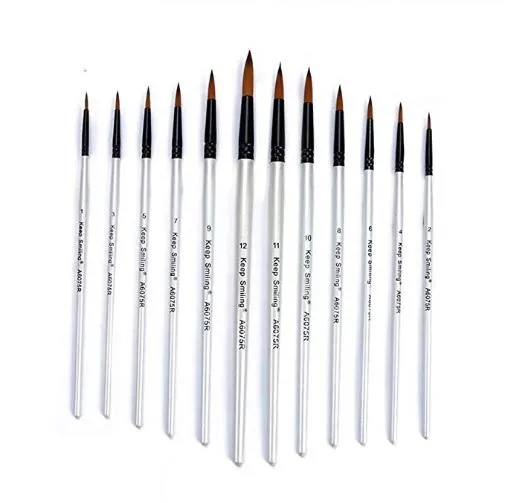 12%20Pieces%20Professional%20Fine%20Tip%20Paint%20Brush%20Set%20Round%20Pointed%20Tip%20Nylon%20Hair%20Artist%20Acrylic%20Brush%20for%20Acrylic%20Watercolor%20Oil%20Painting%20-%20Image%205