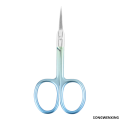 SWXING Russian style dead skin scissors, multifunctional eyebrow trimming scissors, nose hair trimming beauty tools, stainless steel front elbow eyebrow scissors. 