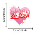 50PCS Pink Smut Bookish Reader Love Cute Girls Sticker Aesthetic Decoration for Kindle Ipad Phone Laptop Diary Decor Sticker. 