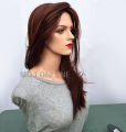 Restyling Full head Hair wig Extension for Women and Girls Light Abrun color. 