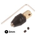 Electric Motor Mini Drill Chuck Fixture Clamp For 0.3-3-5mm 3-5mm Hole. 