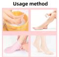 Pair of Silicone Moisturizing Gel Heel Socks - Silicone Gel Socks - Anti-Crack Socks - Foot Care Socks For Exfoliating and Preventing Dryness By AURA MART. 