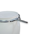 120 Liter HDPE Plastic Drum  White Food-Grade BPA-Free & Blue Chemical-Resistant Variants  Heavy-Duty Liquid Storage Container for Water, Oil, Fuel & Industrial Use  Durable, Lightweight, Leak-Proof Design with Secure Cap & Locking Ring. 