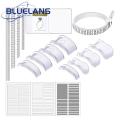 Invisible Ring Sizer Invisible Ring Size Adjusters Set with Polish Cloth 17 Pcs Silicone Spirals Tightener for Loose Rings Ring Resizer Spacer Plug-in for Tpu Ring Tightener. 