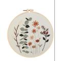 Canvas Embroidery DIY  Kit Graceful Field Theme Embroidery Kit For Home Decor.. 
