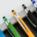 New light pen spot touch ballpoint pen LED light multi-function pen 3-in-1 can print logo metal light pen. 