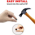 20 Pack Small Nails for Picture Hanging Double-Headed Picture Hangers Nails Wall Nails for Hanging Pictures (Black). 