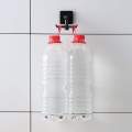 6 Hooks Kitchen Storage Rack 360 Degrees Rotating Hook Self Adhesive Kitchen Hooks Bathroom Hanger Shelf Hanging Rack Organizer. 