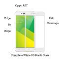 Oppo A37 Full White 9D5D6D10D11D21D Tempered Glass Screen Protector Full Glue Edge To Edge For Oppo A37. 