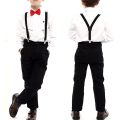Slim Strip Elastic Suspenders / Gallis - Adjustable | Y Shape Clip-on Style | 3 Clip Pants Braces For Boys. 
