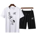 Printed Half Sleeves Cotton Jersey Summer Tracksuit For Boys & Girls T-Shirt & Shorts Gym Sports Outdoor Gaming Tracksuit for Men_Boys_Girls_Women Party Wear. 