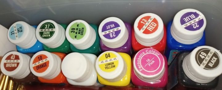 Pack Of 12 Seta Silk Colors/Paints For Artists 50 Ml
