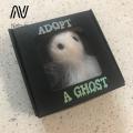 Nebula Supreme Halloween Card Box Gift Spooky Ghost Plush Gift Box for Halloween Decor Realistic Felt Ghost Design to Create Spooky Atmosphere Perfect Halloween Themed Decorative Gift Box for Realistic Halloween. 