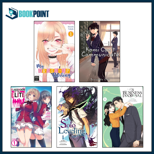 Anime%20Manga%20Comic%20Book%20Set%20(5%20Volumes)%20%E2%80%93%20My%20Dress-Up%20Darling%20Vol.%201,%20Komi%20Can%E2%80%99t%20Communicate%20Vol.%201,%20Solo%20Leveling%20Vol.%201%20(Coloured),%20Classroom%20of%20the%20Elite%20Vol.%201,%20A%20Business%20Proposal%20Vol.%201%20%7C%20Starter%20Manga%20Collection%20%7C%20Bookpoint%20-%20Image%203