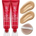 2-in-1 Sachet & FV Waterproof Foundation with Medium Coverage, Oil-free & Long Lasting, Lightweight, Matte Foundation for Oily/Normal Skin, Sweat-resistant Liquid Makeup Foundation for Face, 30g, Classic Ivory By Sana Cosmetics Traders. 