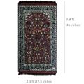 Al Haram Memory Foam Prayer Mat Red | Made in Madina | Janamaz / Jai Namaz. 