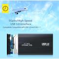 USB 3.0 External HDD + SSD Case, SATA III 6Gbps Hard drive Case - HDD SSD 2.5 inch USB 3.0 Laptop Hard Drive Disk Drive Enclosure Case Caddy SATA External HDD + SSD Case Compatible with WD, Seagate, Toshiba, Samsung, Hitachi, PS4, Xbox, Router. 