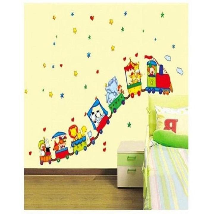 Cartoon Train Wall Sticker xh6215
