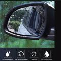 Rainproof Car Mirror Films Anti-Rain, Anti-Fog & Anti-Glare (2 Pc) Waterproof Films For Car / Bike Side Mirrors Glass Transparent. 