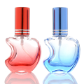 Portable Perfume Bottle Compact Apple Shaped Colorful Glass Bottle 12ml Empty Scent Sprayer for Travel Use Gifting Beauty. 