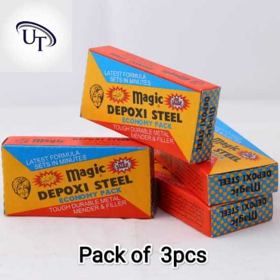 Magic%20Depoxi%20Steel,%20Epoxy%20Steel%20Economy%20Pack%20of%203%20-%20Image%202