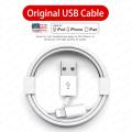Original USB Lighting Cable For iPhone 12 11 Pro Xs Max X Xr 8 7 6 6S Plus iPad AirPods Fast Charger Mobile Phone Data Sync Line. 