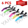6pcs Professional Matte Sectioning Clips Clamps Hairdressing Salon Hair Grip Crocodile Hairdressing Hair Style Barbers Clips. 