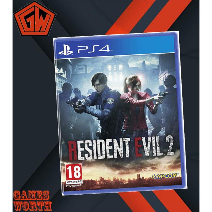 PLAYSTATION 4 DVD RESIDENT EVIL 2 PS4 GAME