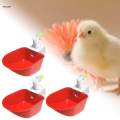 3Pcs Chicken Drinkers Cups Removable Feeder Drinking Bowls for Chicks Poultry Quail Pigeon. 