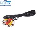 3 RCA Male to 3 RCA Male Connector Composite AV Wire Plug Pure Copper Audio Video Cable. 