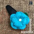 Hair clips / pins - handmade / handwoven / amigurumi crochet girls hair pins / clips - girls hair accessories. 