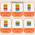 Children Numbers Magic Digital Cube Toy Montessori Puzzle Game Kids Learning Educational Math Magnetic Block Calculate Game. 