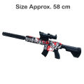 Elite M416 Gel Blaster Manual Reload Toygun For Kids - Size Approx. 58cm - Multi color. 