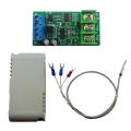 DC 8-25V PT100 Platinum Thermal Resistance to Temperature Converter RS485 Modbus RTU RTD Sensor Module Kit PTA9B01. 