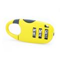 3 digit coloured code lock. 