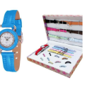 Ladies Interchangeable Watch Gift Set - 11 Color Dials & Straps. 