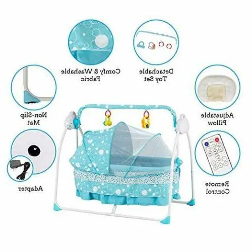 Branded%20Electric%20Swing%20Baby%20Cradle%20-%20Blue%20-%20Image%203
