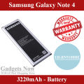 Samsung Galaxy Note 4 Battery EB-BN910BBE Replacement Premium Quality 3230mAh For Samsung Galaxy Note 4. 