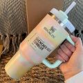 Stanley-Quencher H2.0 Flowstate Stainless Steel 40oz, 1.18L Vacuum Insulated Cup, Tumbler Mug with Lid and Straw Suitable For Hot and Cold Both Car Mug Travel Cup Insulated. 